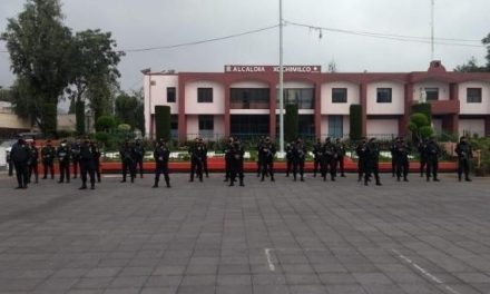 Con 25 Elementos De La SSC Refuerzan Seguridad En Xochimilco.