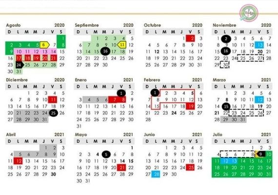 La Sep Da A Conocer El Calendario Escolar Oficial De Educación Básica 2020 2021 Informativo Detodoen Megalopolis 04