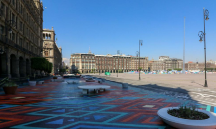 Mejora Gobierno capitalino el espacio público con Zócalo peatonal y Senderos Seguros.