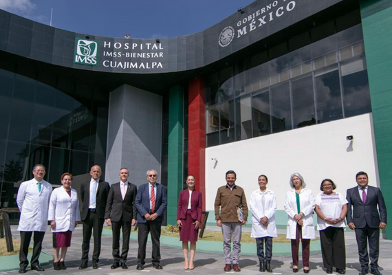 Inauguran Gobierno capitalino e IMSS Hospital General Cuajimalpa Informativo Detodoen Megalopolis 06