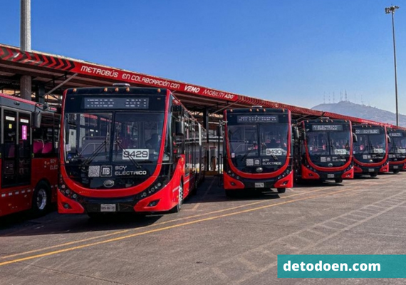 Pone en Marcha Primera Linea de Metrobus 100 por ciento Electrica en el Mundo informativo detodoen megalopolis 02