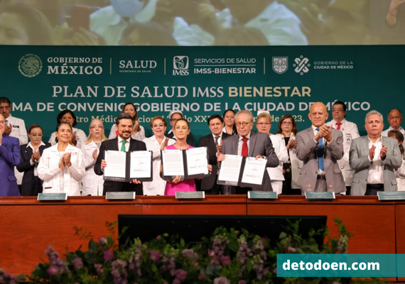 Firman Convenio para Implementar IMSS Bienestar en la Ciudad de Mexico Informativo Detodoen Megalopolis 04