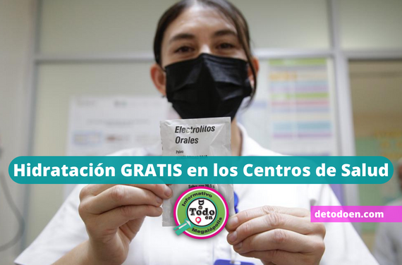 Hidratación Gratuita a la Población en los 232 Centros de Salud de la CDMX.